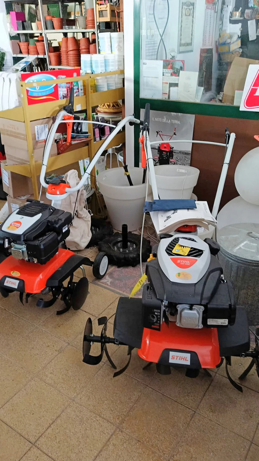 Motozappe Stihl in esposizione